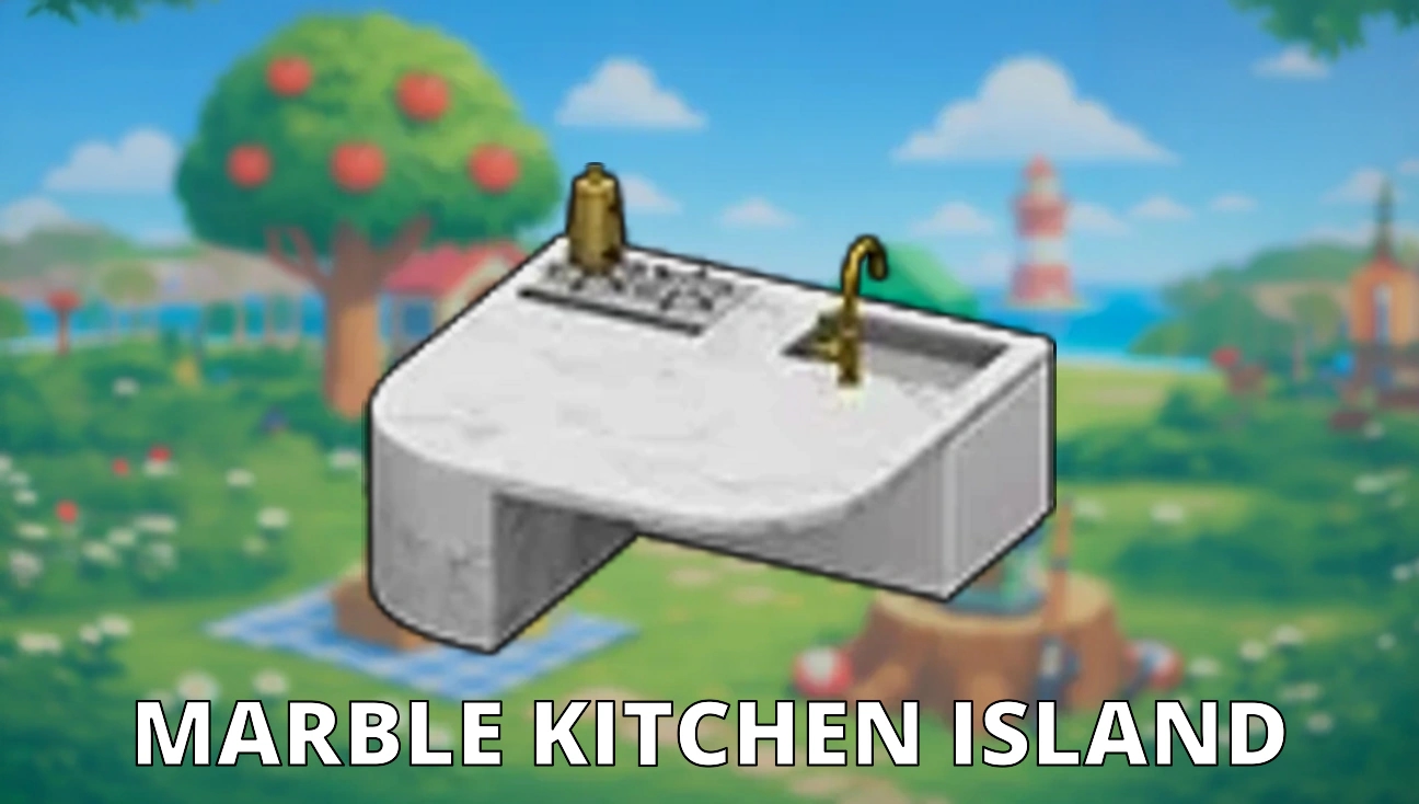 Marble Kitchen Island variant