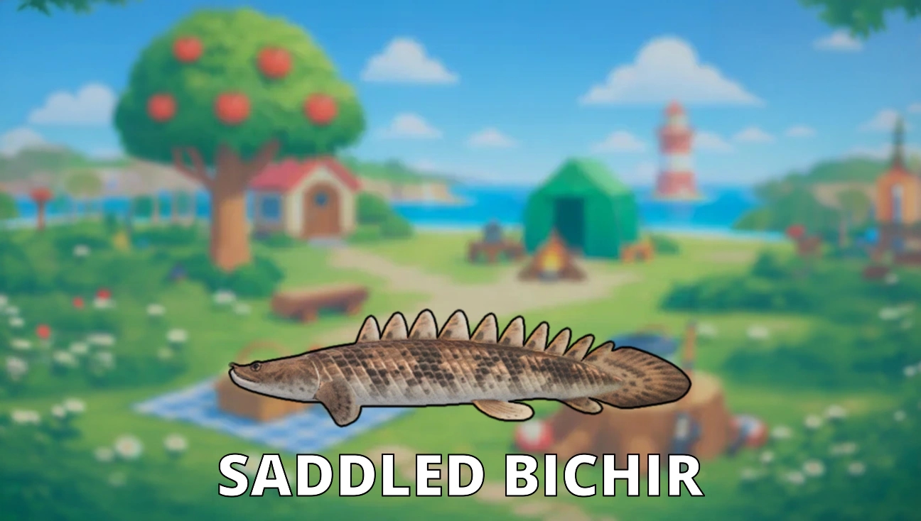 Saddled Bichir artwork
