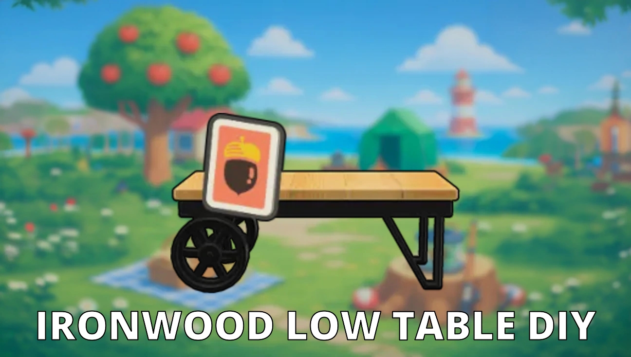 Ironwood Low Table DIY artwork