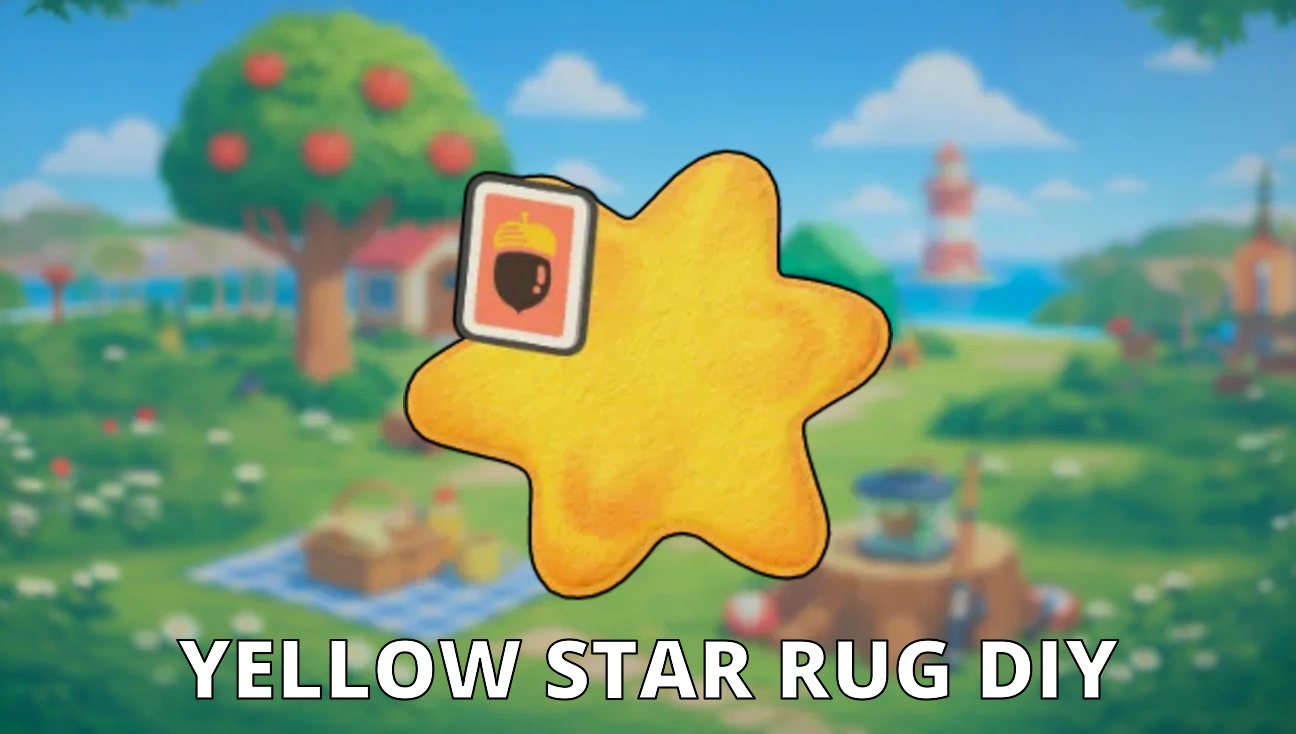 Yellow Star Rug DIY artwork