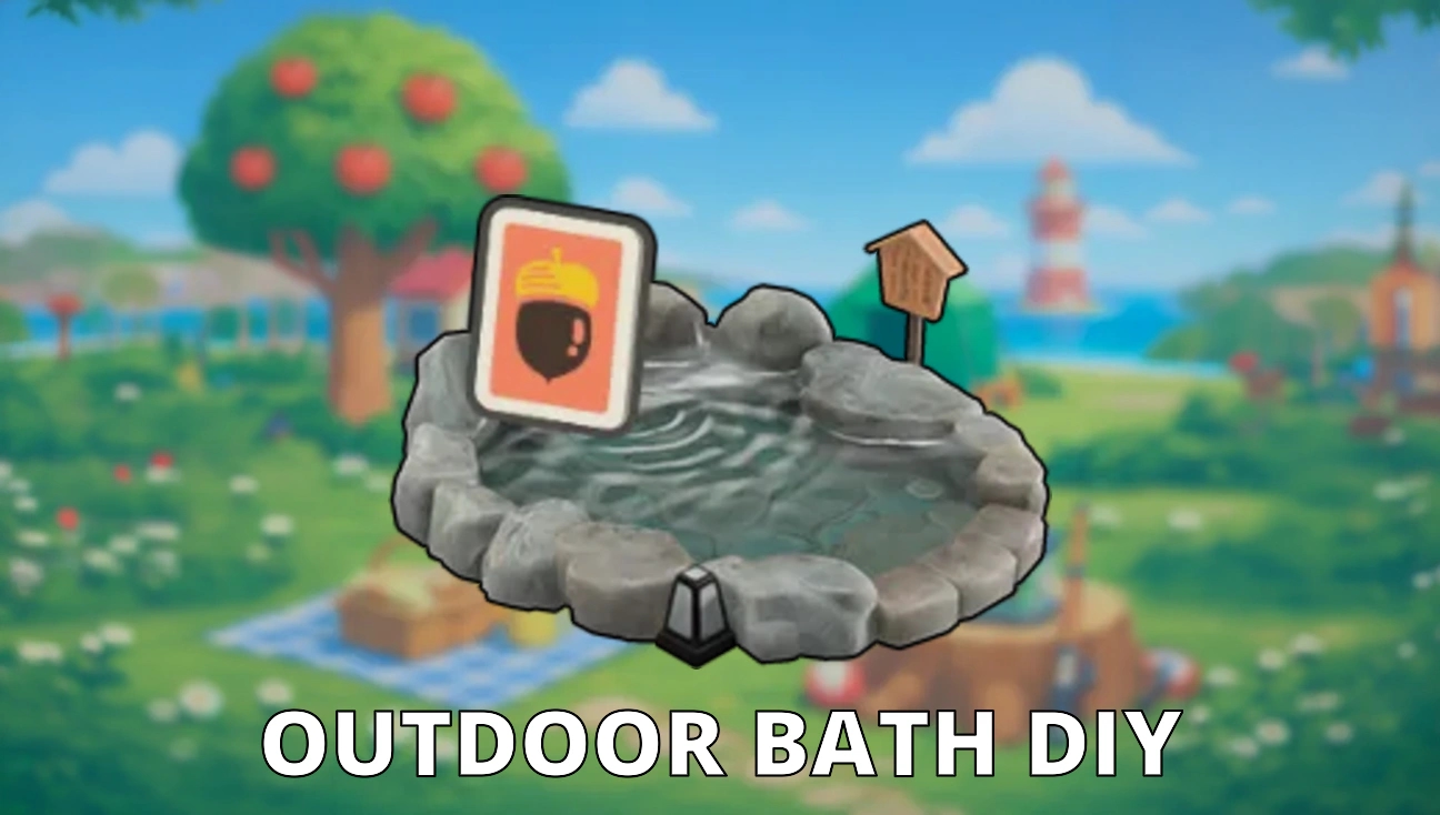 Outdoor Bath DIY artwork