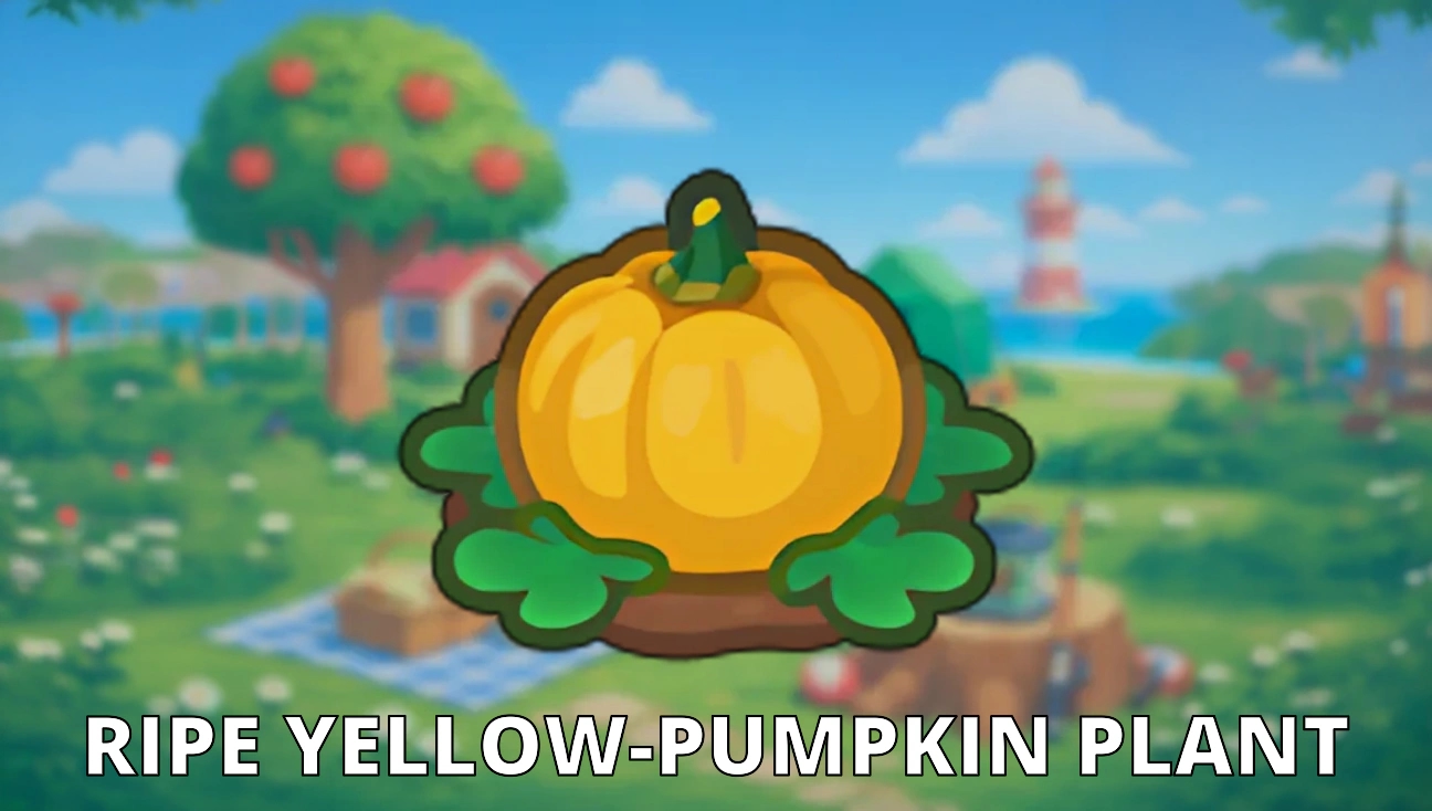 Ripe Yellow-Pumpkin Plant artwork