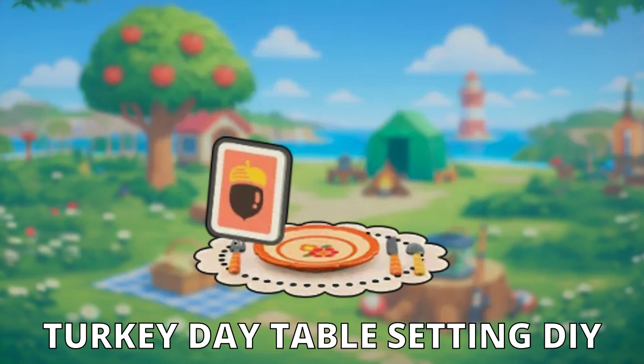 Turkey Day Table Setting DIY artwork