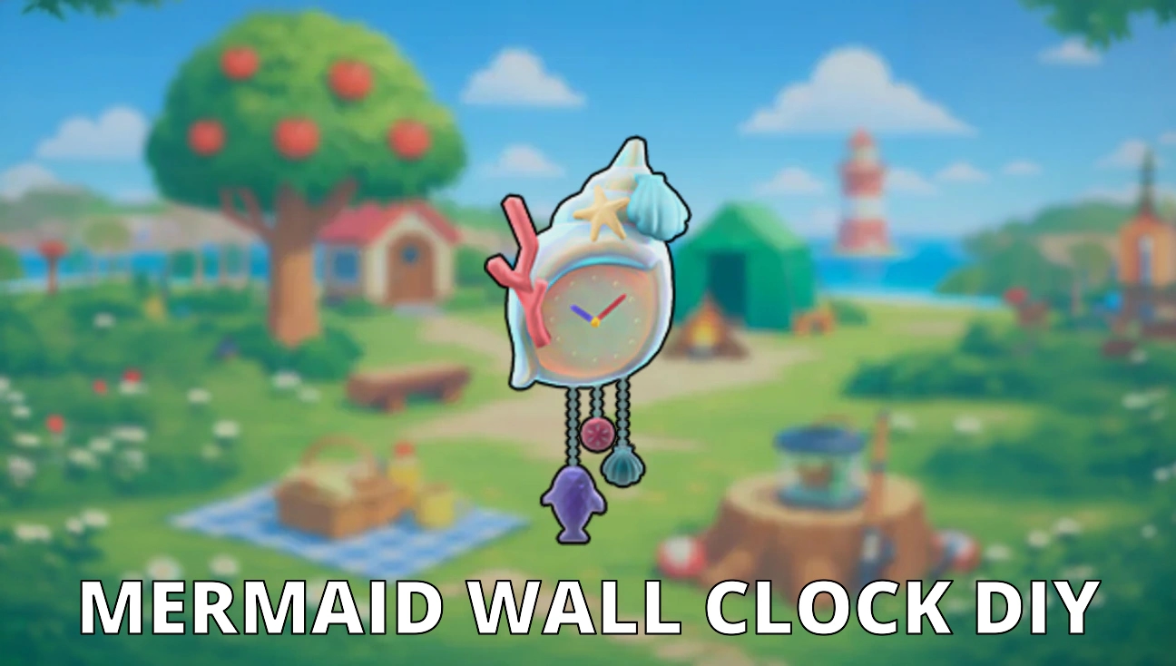 Mermaid Wall Clock DIY artwork
