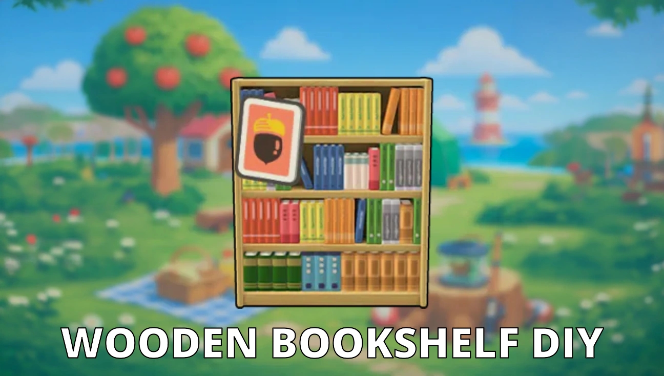 Wooden Bookshelf DIY artwork