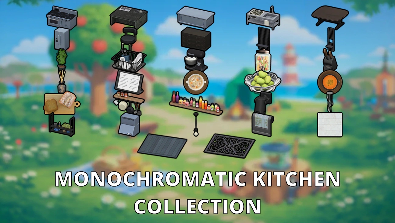 Monochromatic Kitchen Collecion artwork