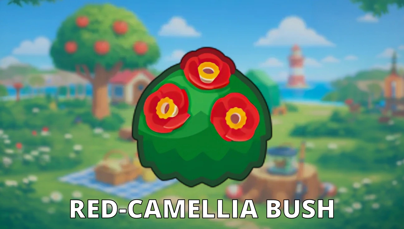 Red-Camellia Bush artwork