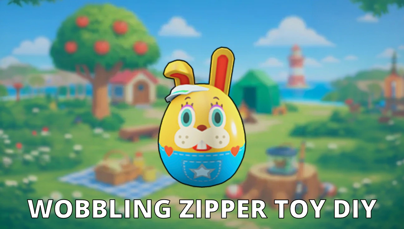 Wobbling Zipper Toy DIY artwork