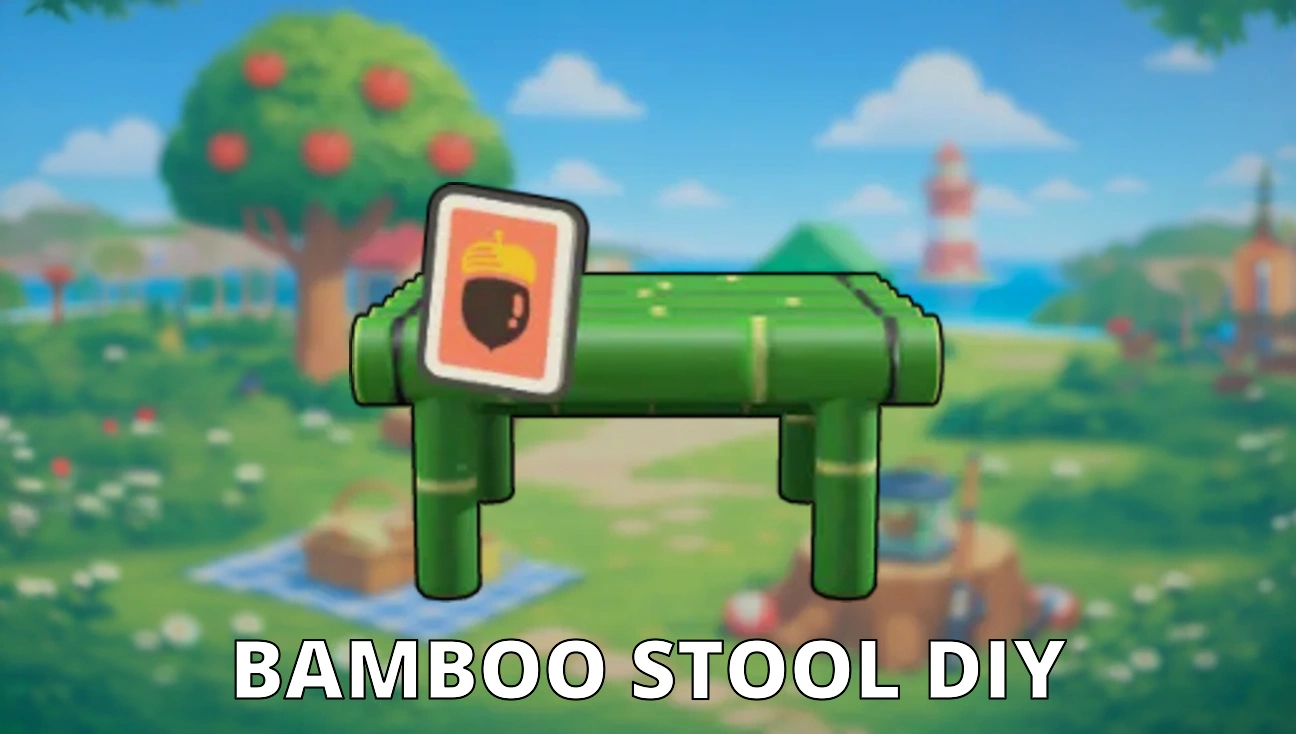 Bamboo Stool DIY artwork