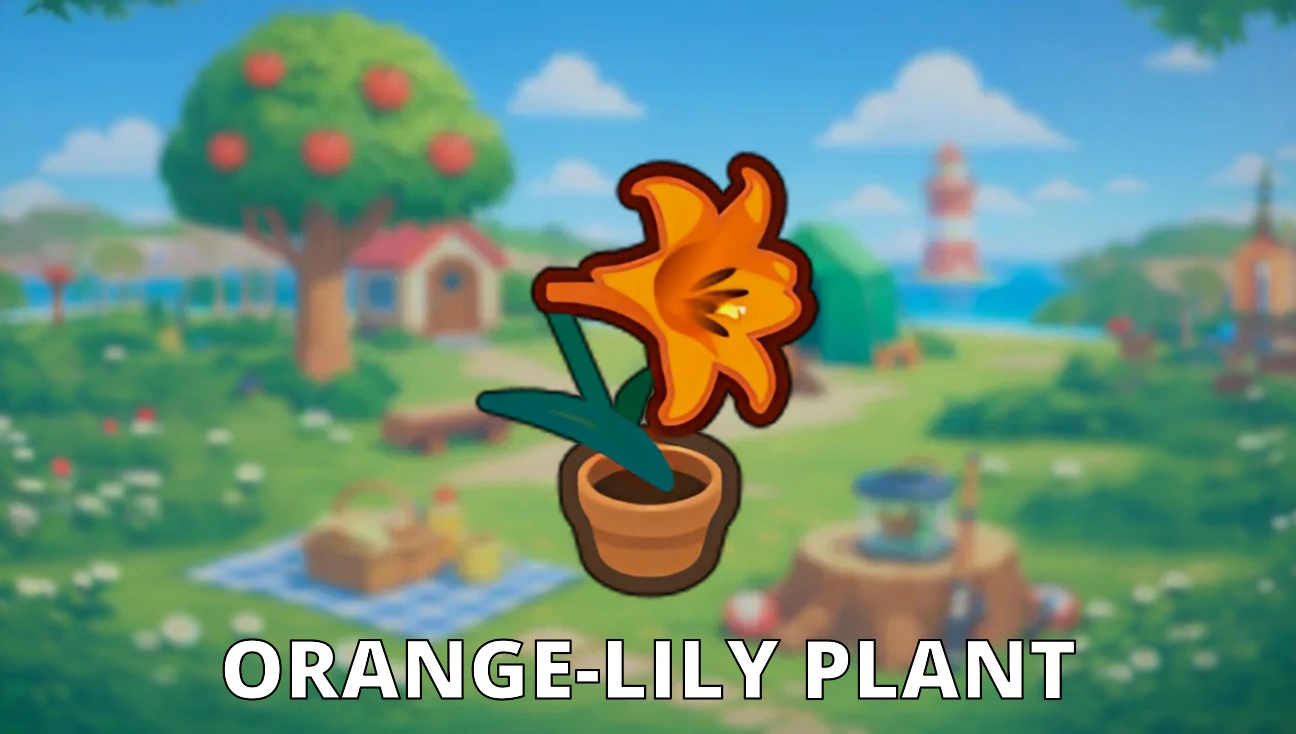 Orange-Lily Plant artwork