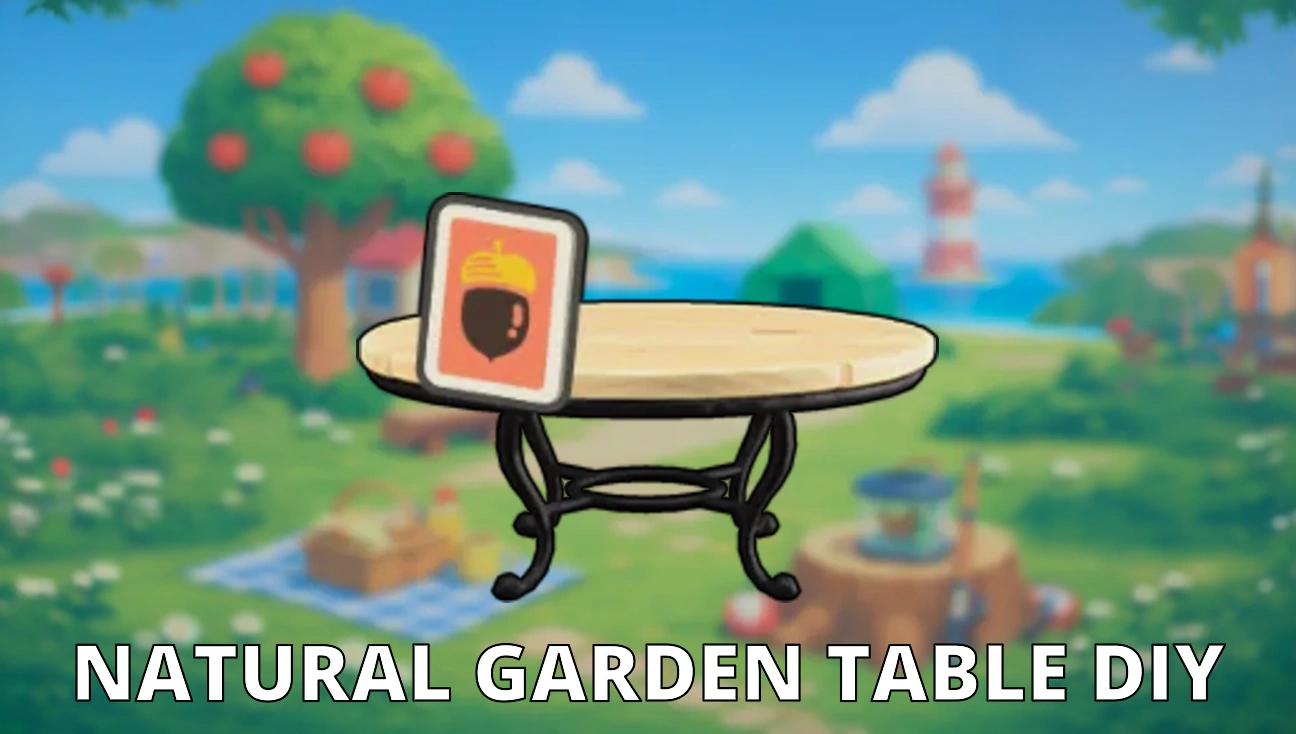 Natural Garden Table DIY artwork