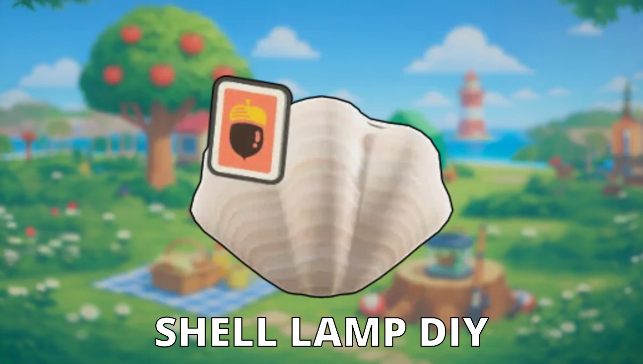 Shell Lamp DIY artwork