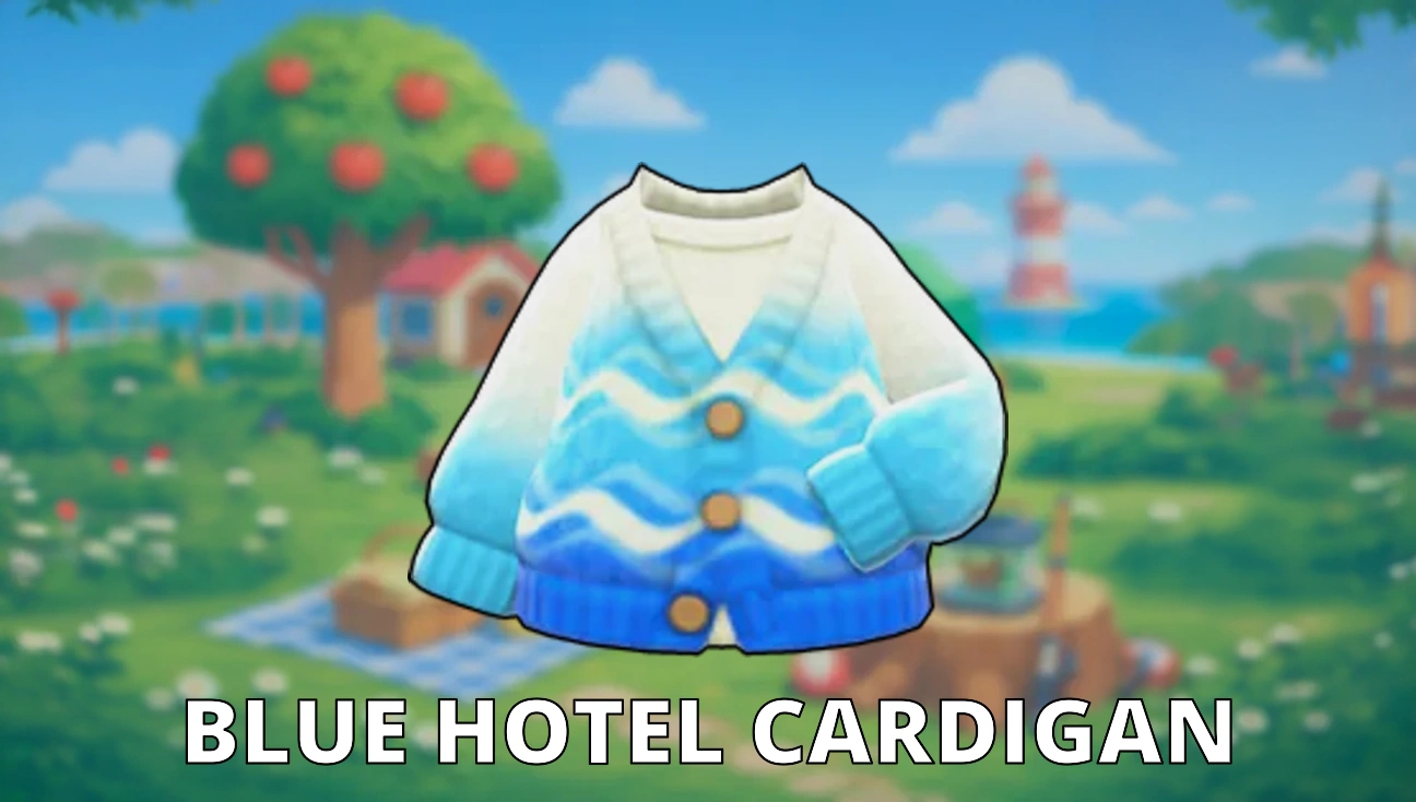 Blue Hotel Cardigan artwork