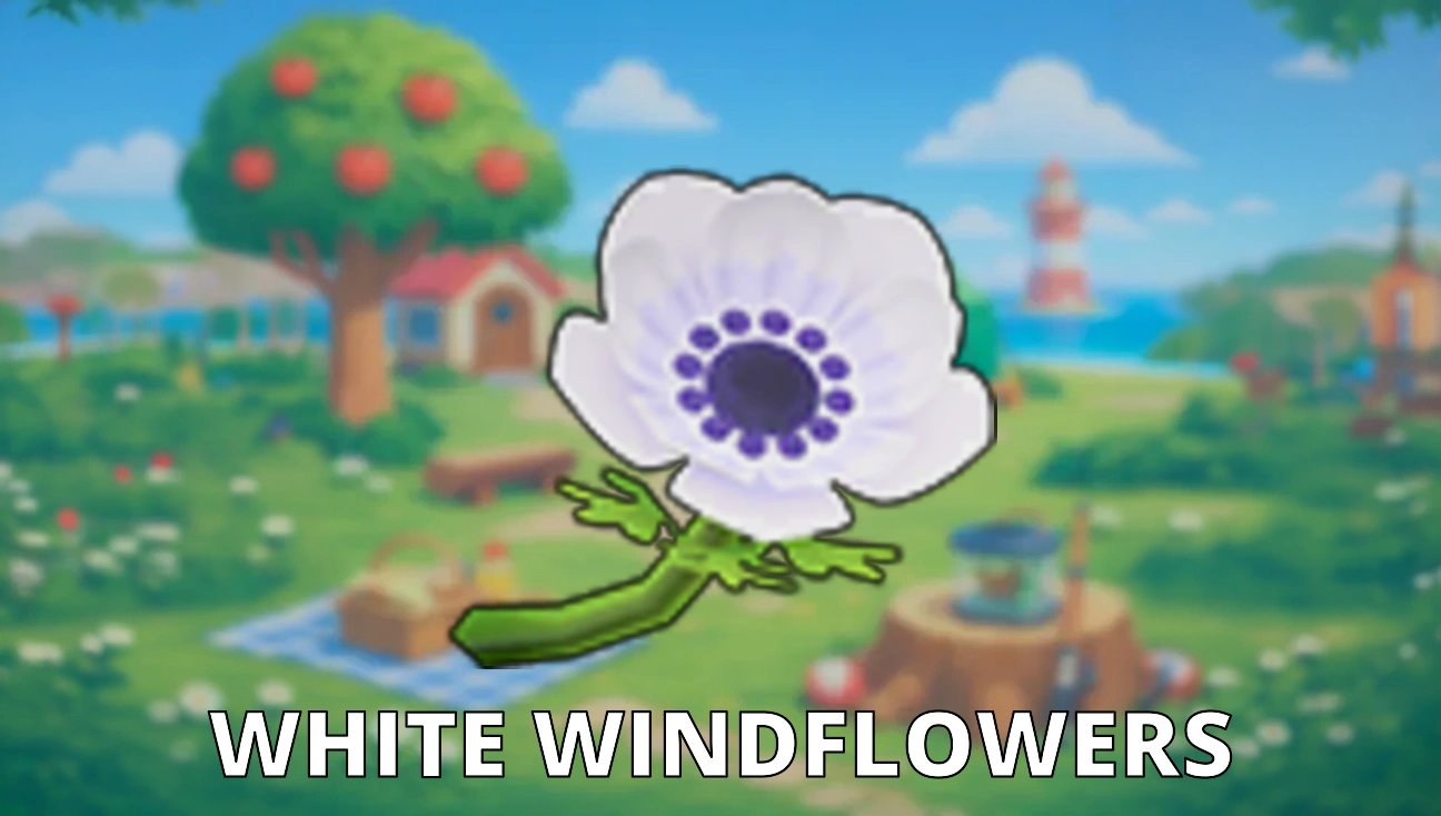 White Windflowers artwork