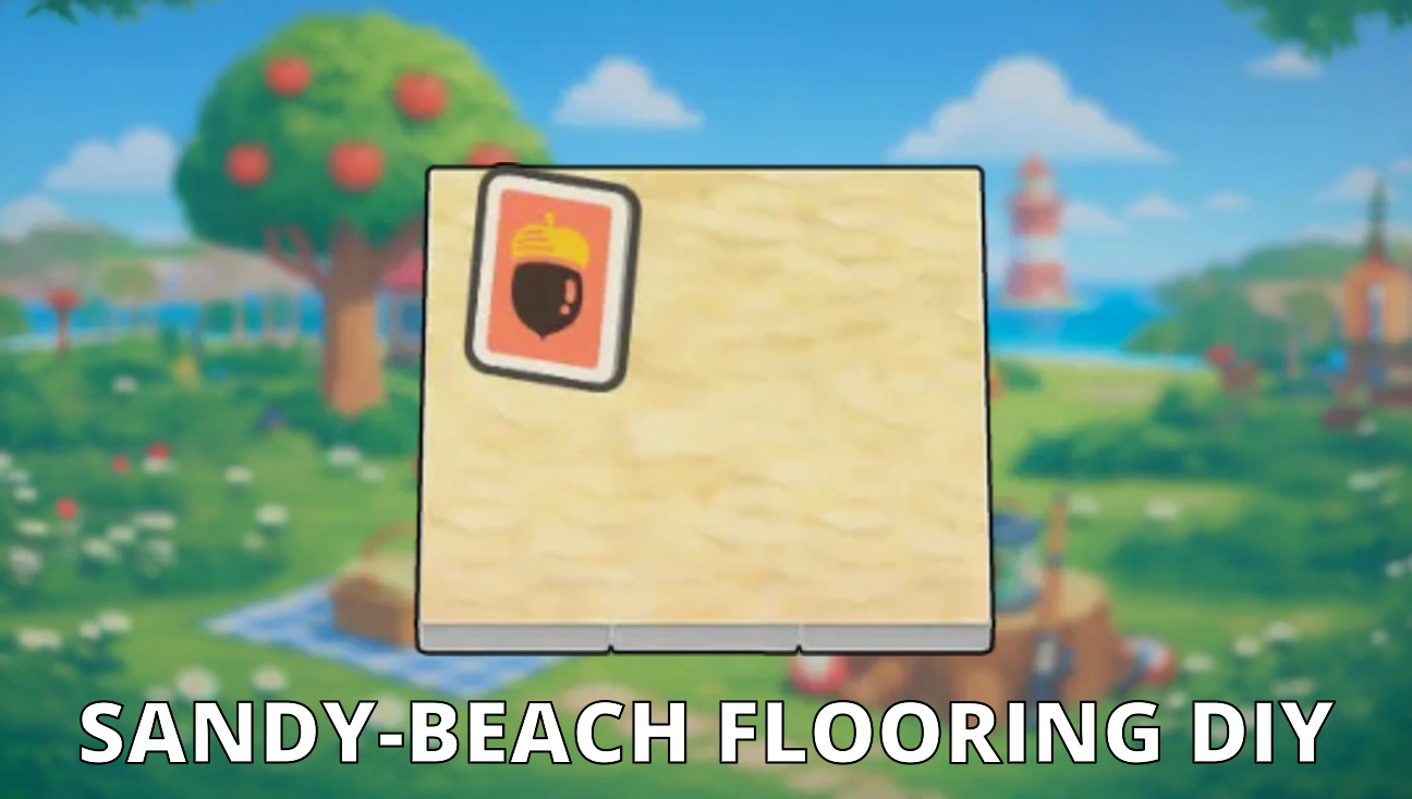 Sandy-Beach Flooring DIY artwork
