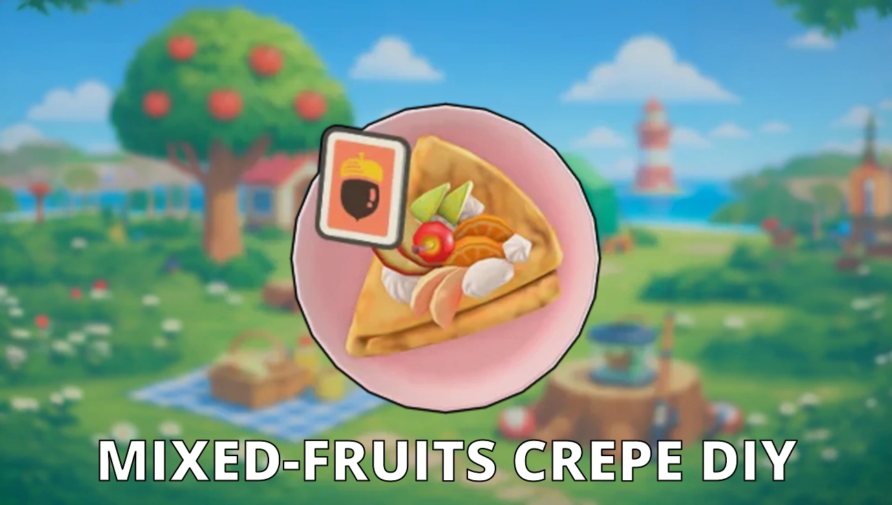 Mixed-Fruits Crepe DIY artwork