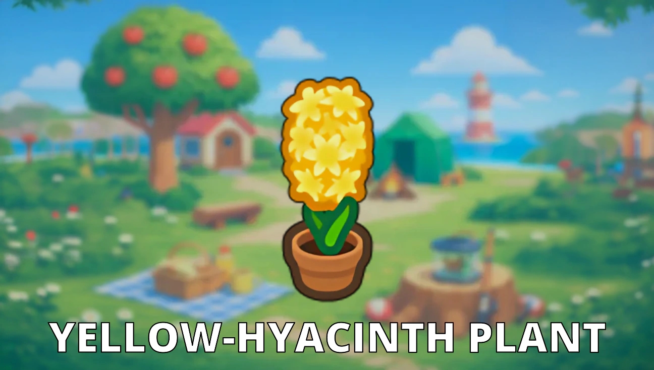 Yellow-Hyacinth Plant artwork