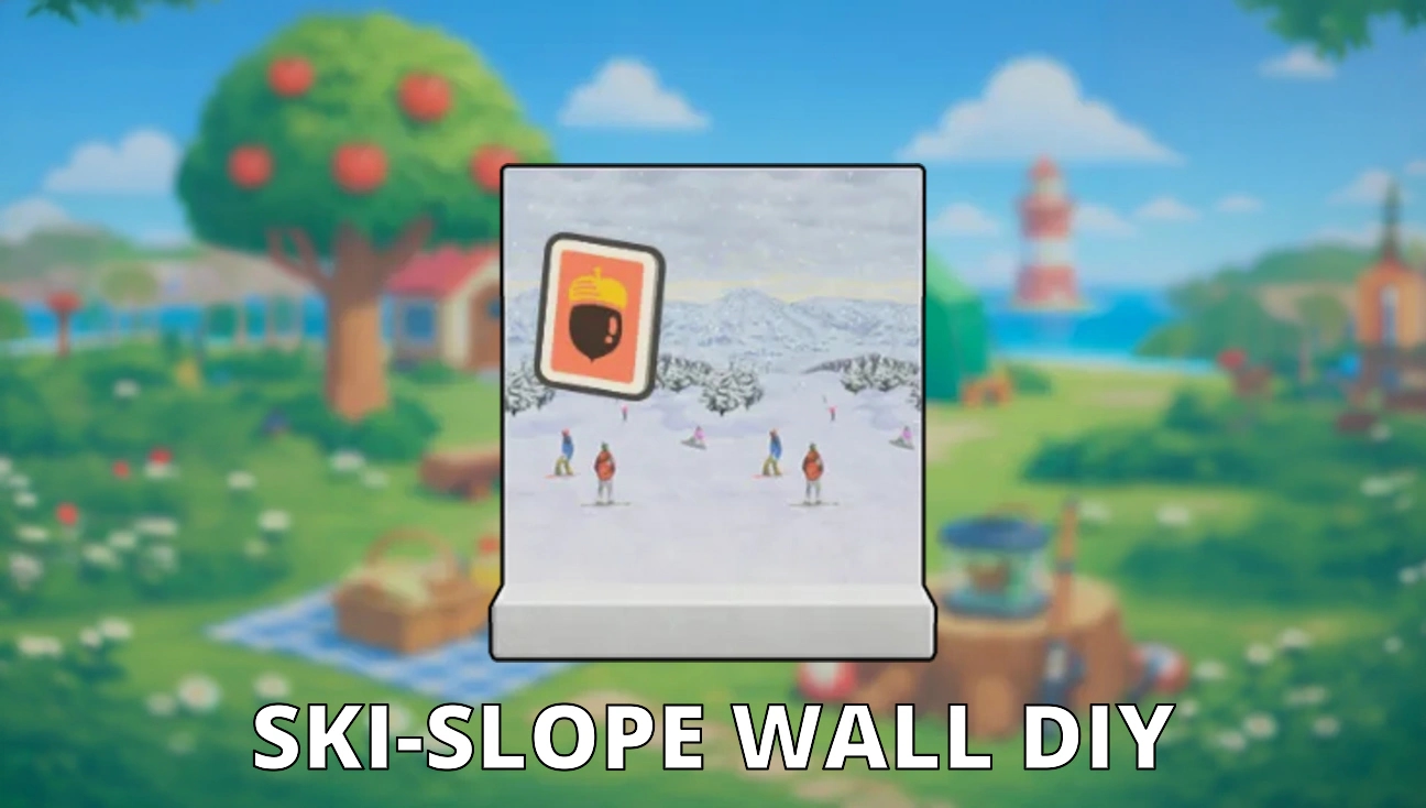 Ski-Slope Wall DIY artwork