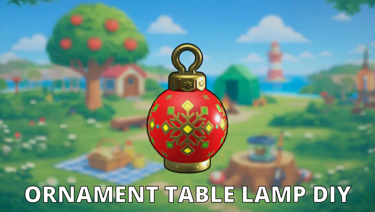Ornament Table Lamp DIY artwork