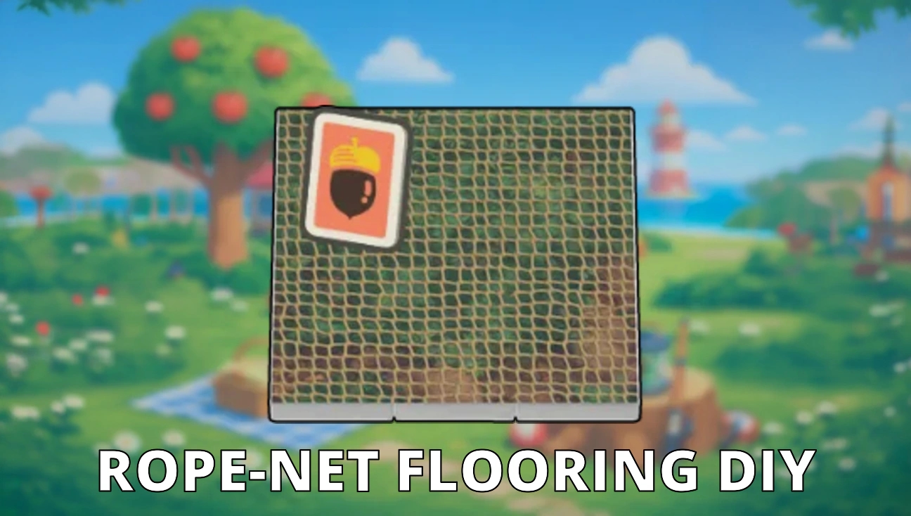Rope-Net Flooring DIY artwork