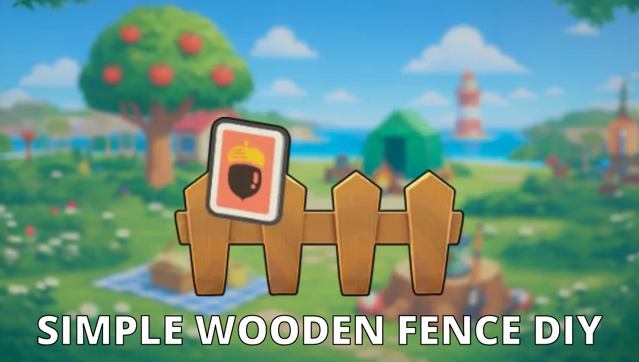 Simple Wooden Fence DIY artwork