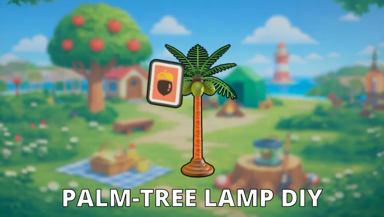 Palm-Tree Lamp DIY artwork