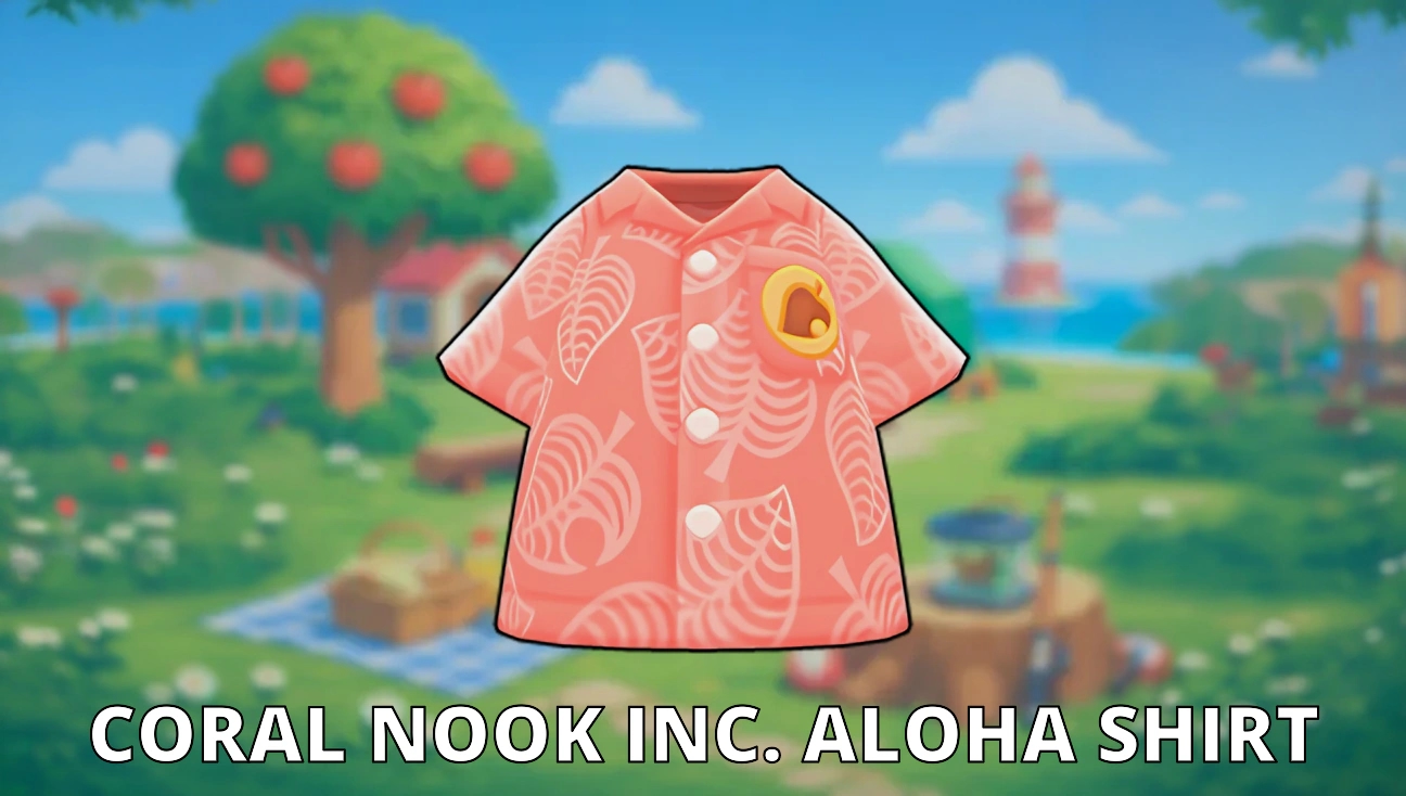 Coral Nook Inc. Aloha Shirt artwork