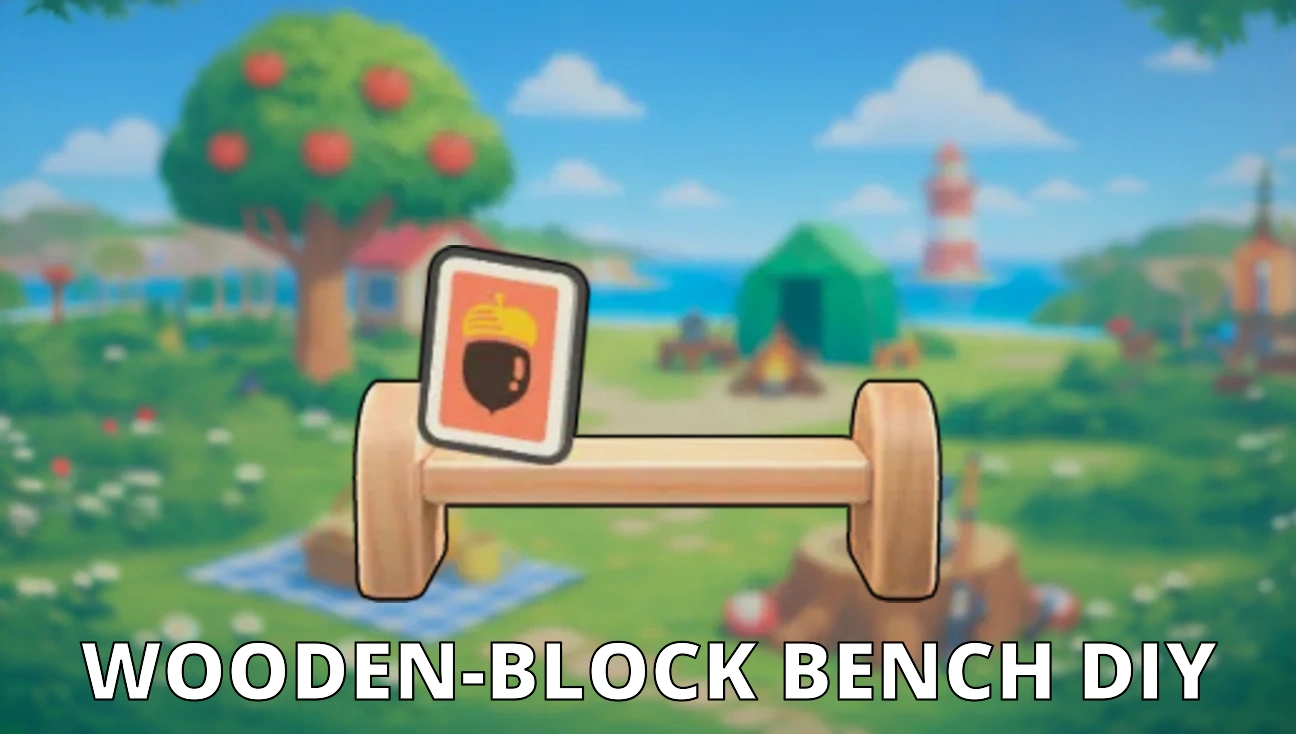 Wooden-Block Bench DIY artwork