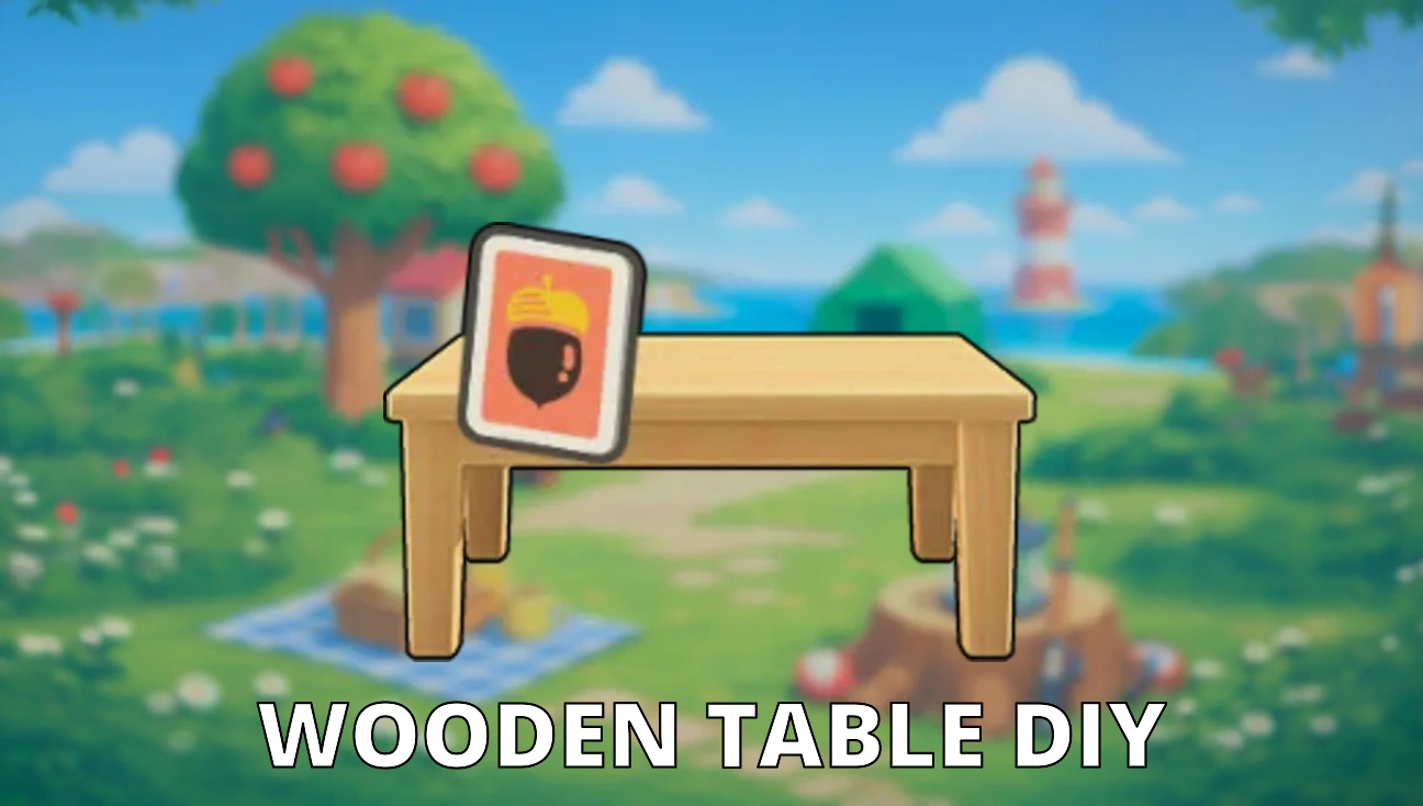 Wooden Table DIY artwork