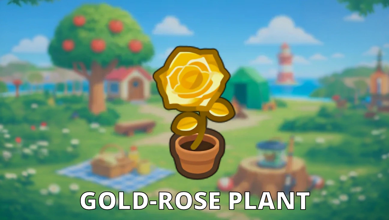 Gold-Rose Plant artwork