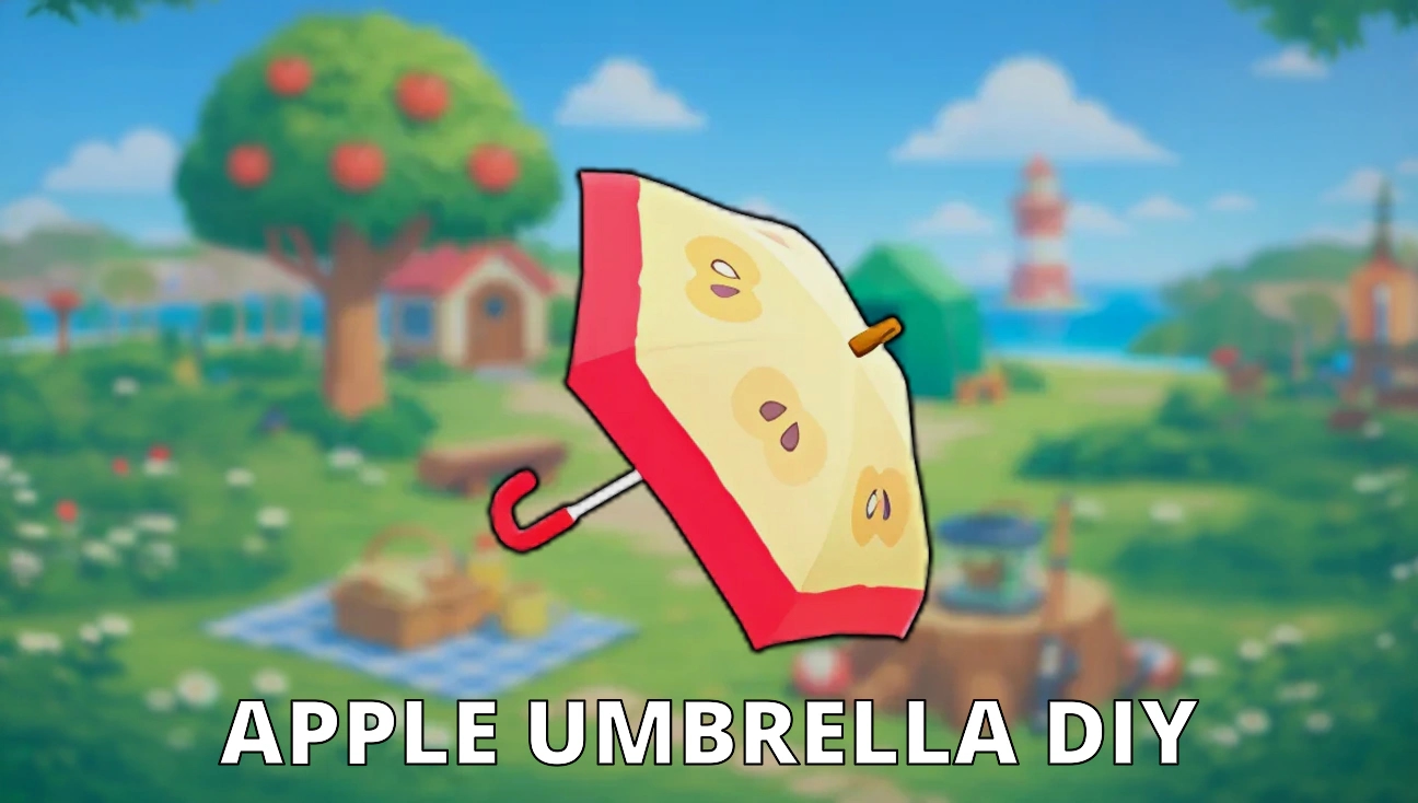 Apple Umbrella DIY artwork