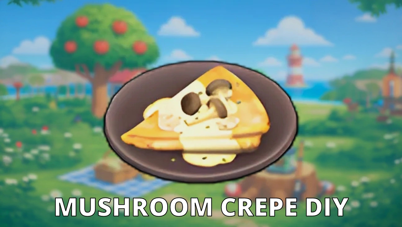 Mushroom Crepe DIY artwork