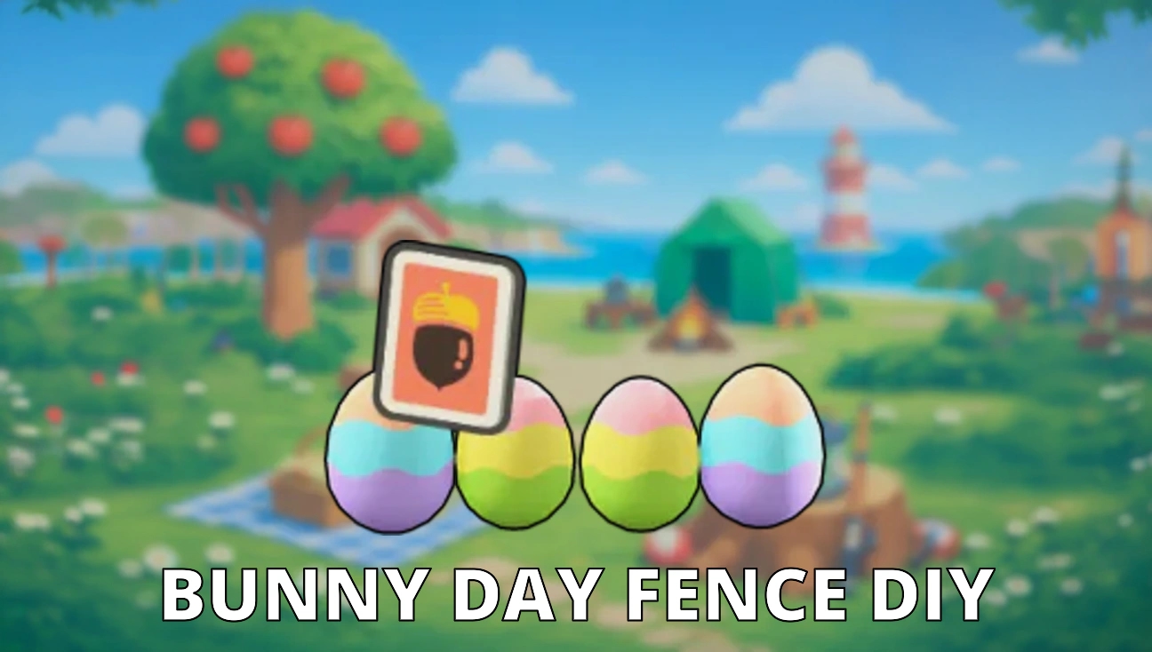 Bunny Day Fence DIY artwork