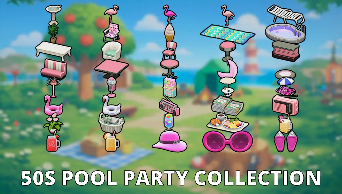 50s Pool Party Collection artwork