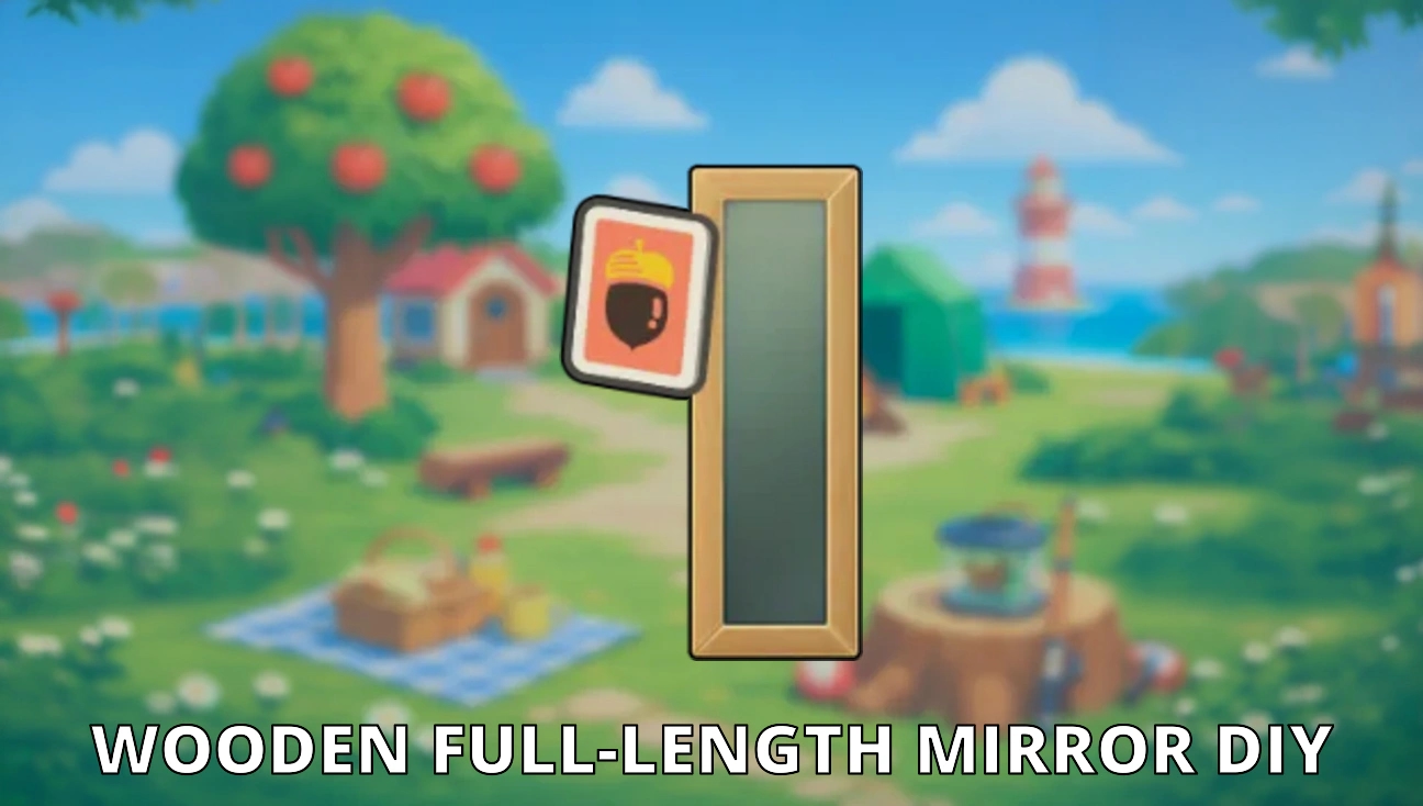 Wooden Full-Length Mirror DIY artwork