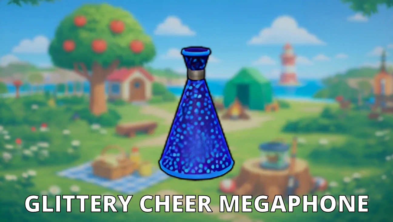 Glittery Cheer Megaphone artwork