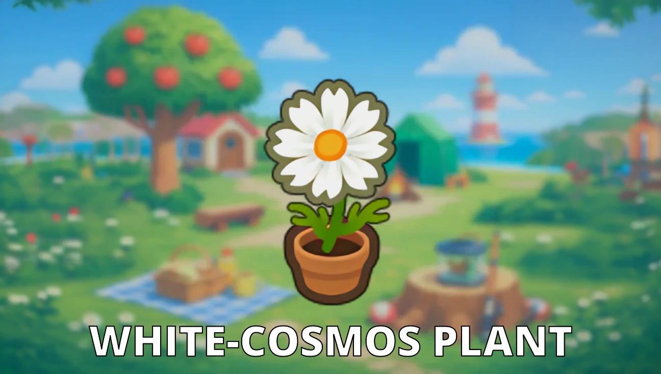 White-Cosmos Plant artwork