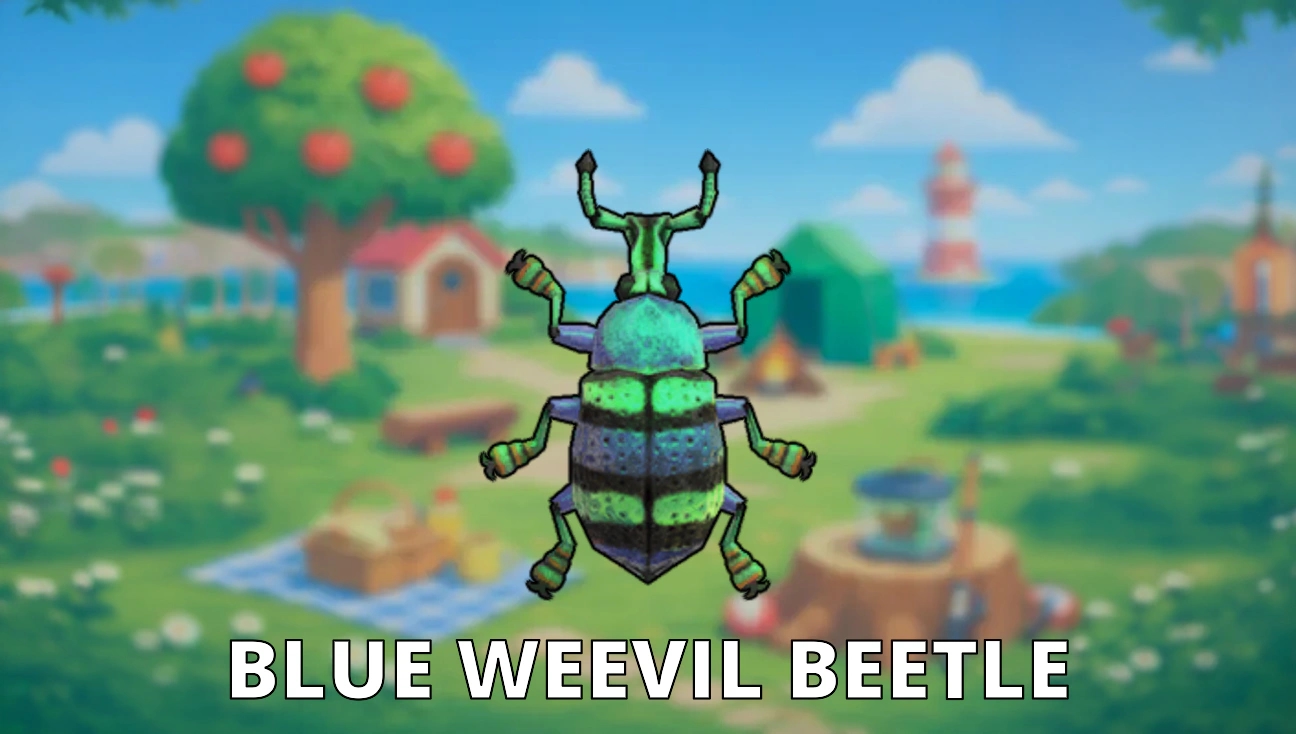 Blue Weevil Beetle artwork