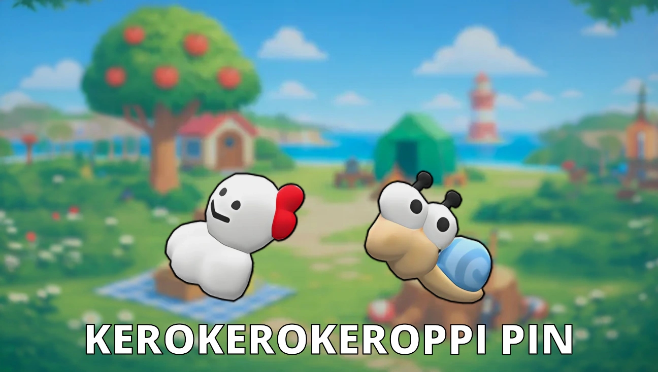 Kerokerokeroppi Pin artwork