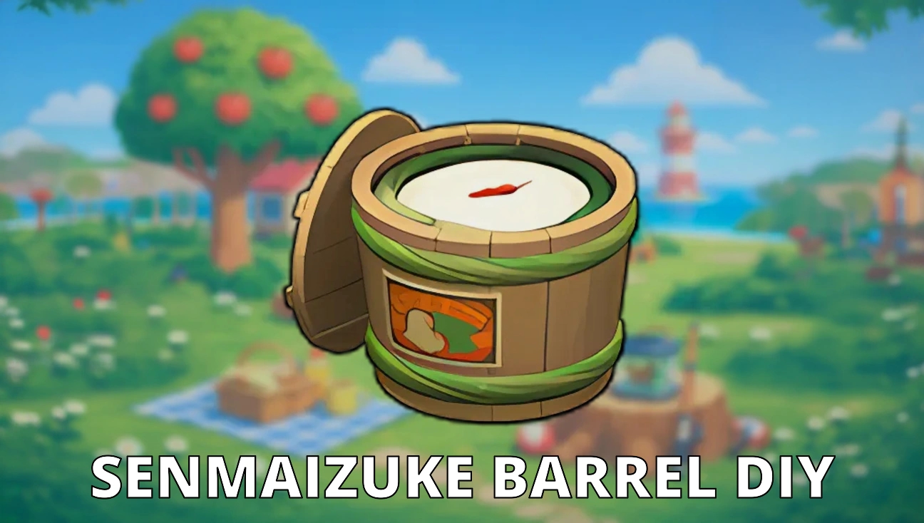 Senmaizuke Barrel DIY artwork