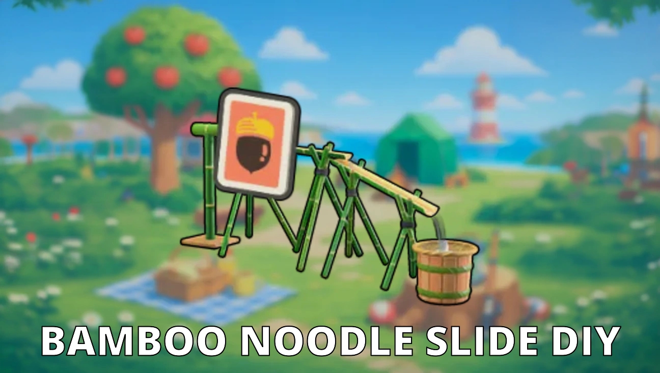 Bamboo Noodle Slide DIY artwork