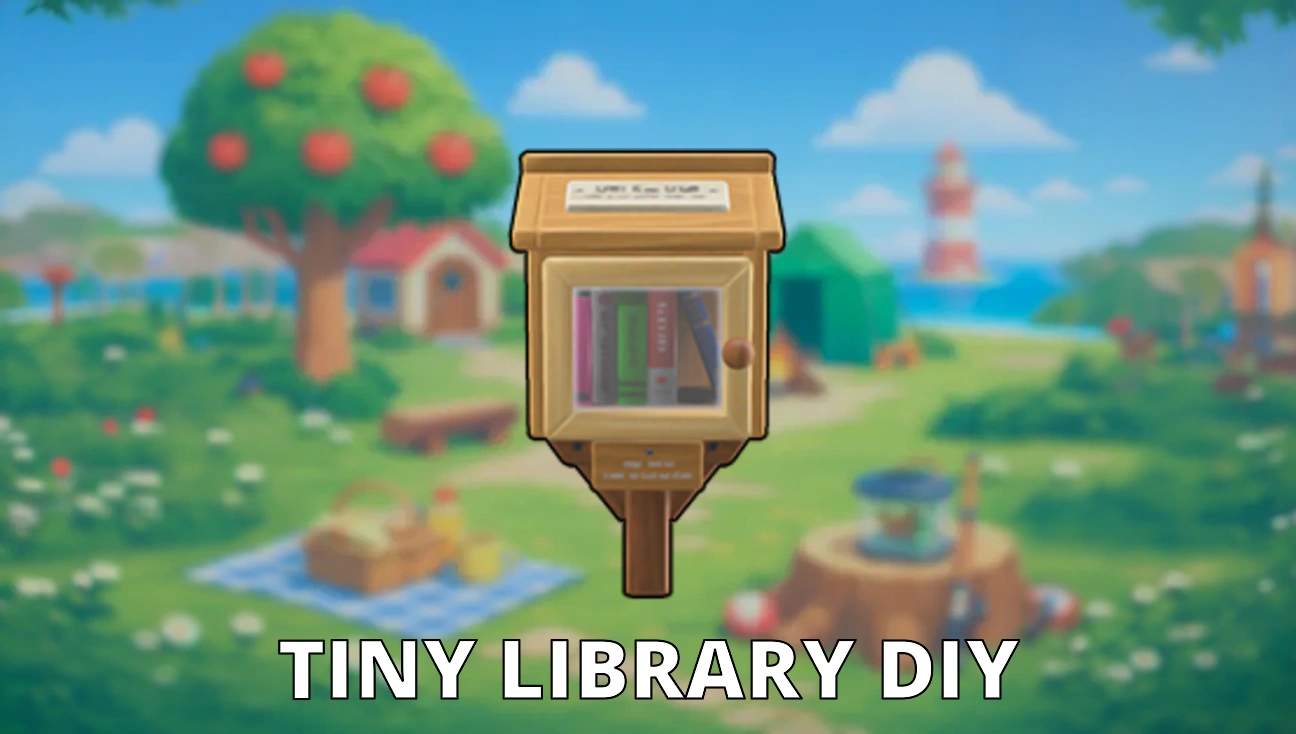 Tiny Library DIY artwork