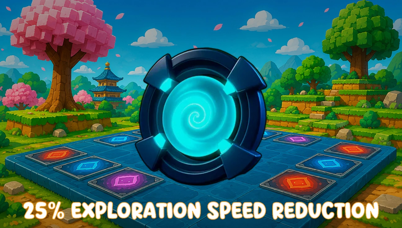 25% Exploration Speed Reduction artwork