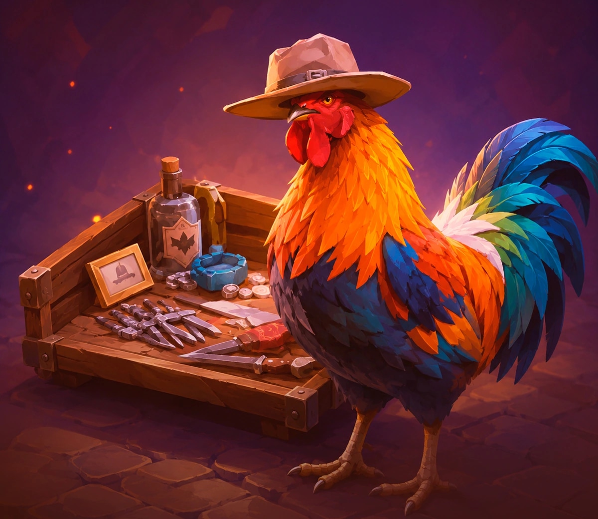 Scrappy the Rooster Boost artwork