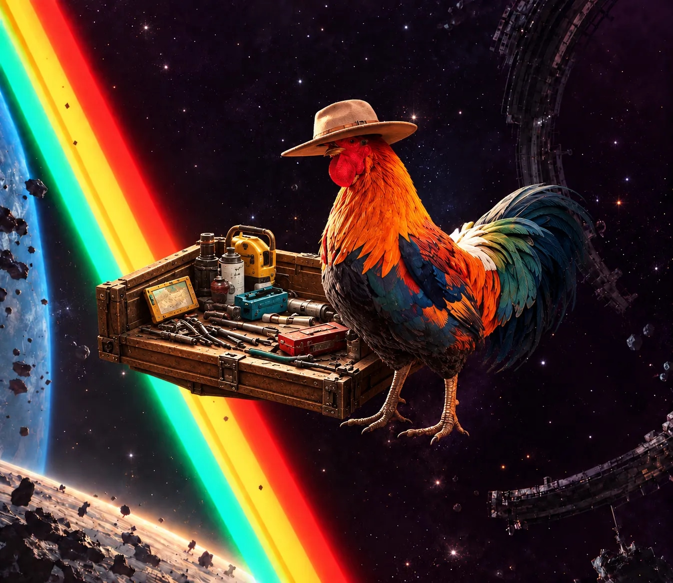 Scrappy the Rooster Boost artwork