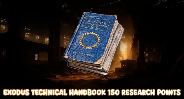 Exodus Technical Handbook 150 research points artwork