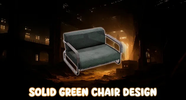 Solid Green Chair Design artwork