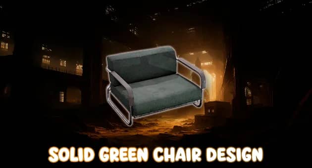 Solid Green Chair Design artwork