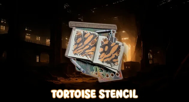Tortoise Stencil artwork