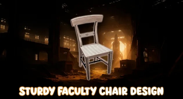 Sturdy Faculty Chair Design artwork